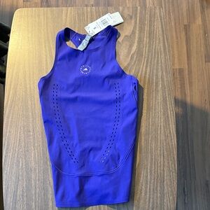 Adidas stella McCartney Vibrant Purple Performance Tank
